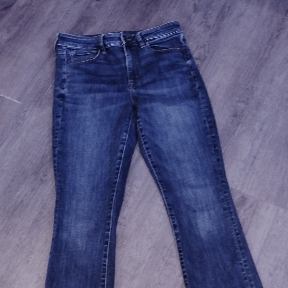 American Eagle Outfitters Women's Dark Blue Bootcut Jeans